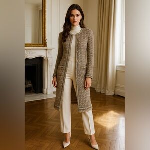 AUTHENTIC VINTAGE CHANEL 2004 KNIT CARDIGAN JACKET COAT